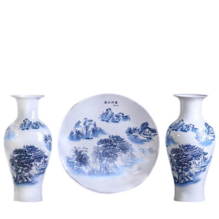 Kompatibel porcelæn Jahrriesnge  til vase set 3pcs cna1061 