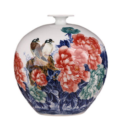 Kompatibel porcelæn Jahrriesnge  til flowers and birds vase cna1109 