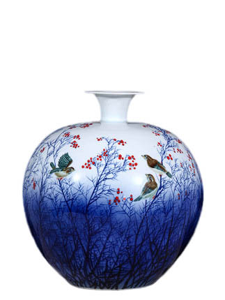 Kompatibel porcelæn Jahrriesnge  til flowers and birds vase cna1114 