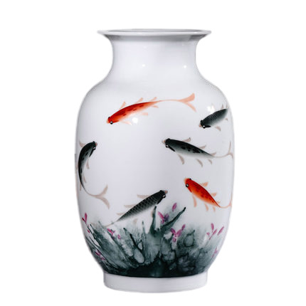 Kompatibel porcelæn Jahrriesnge  til fish vase cna1122 