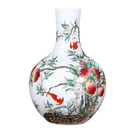 Kompatibel porcelæn Jahrriesnge  til nine peach illustration vase cna1125 