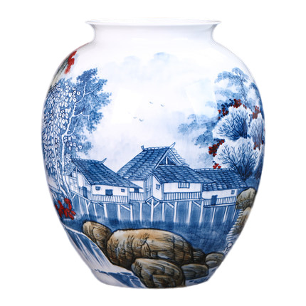 Kompatibel porcelæn Jahrriesnge  til hand painted big vase cna1141 