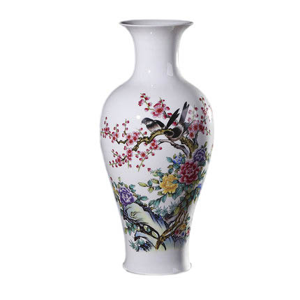 Kompatibel porcelæn Jahrriesnge  til spring scenery vase cna1163 