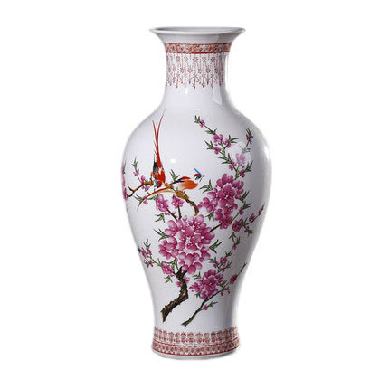 Kompatibel porcelæn Jahrriesnge  til spring scenery vase cna1165 