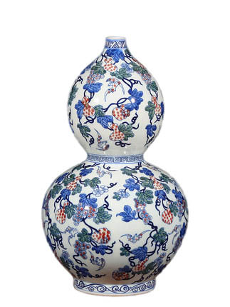 Kompatibel porcelæn Jahrriesnge  til gourd vase cna1290 