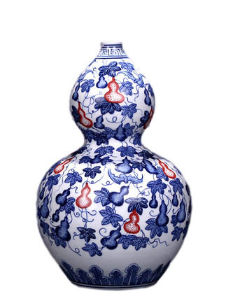 Kompatibel porcelæn Jahrriesnge  til gourd vase cna1292 