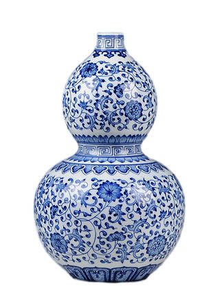 Kompatibel porcelæn Jahrriesnge  til gourd vase cna1293 