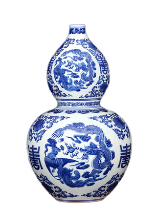 Kompatibel porcelæn Jahrriesnge  til gourd vase cna1297 