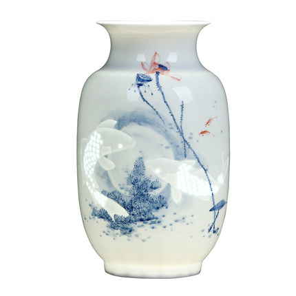 Kompatibel porcelæn Jahrriesnge  til lotus flower vase cna1310 