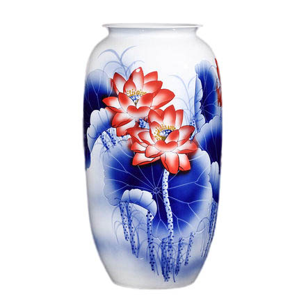 Kompatibel porcelæn Jahrriesnge  til lotus flower vase cna1357 