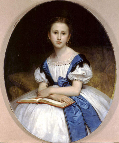 Kompatibel Portræt Jahrriesnge  til William Adolphe Bouguereau lpf11879 