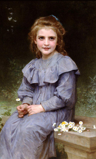 Kompatibel Portræt Jahrriesnge  til William Adolphe Bouguereau lpf11909 