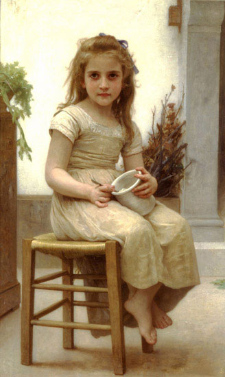 Kompatibel Portræt Jahrriesnge  til William Adolphe Bouguereau lpf11911 