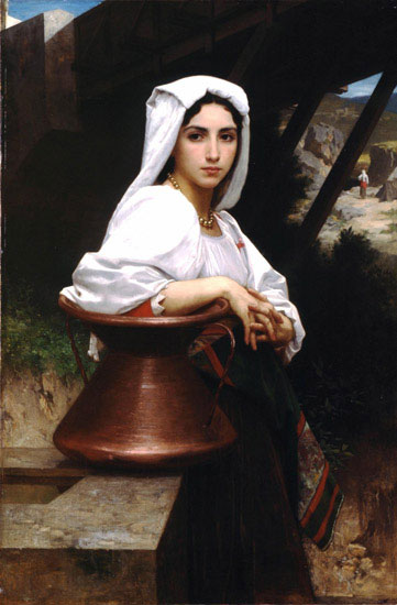 Kompatibel Portræt Jahrriesnge  til William Adolphe Bouguereau lpf11920 