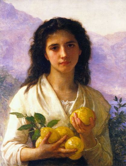 Kompatibel Portræt Jahrriesnge  til William Adolphe Bouguereau lpf11940 