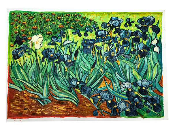 Kompatibel Blomster JAHRRIESNGE  til oil-painting-lpg0002 